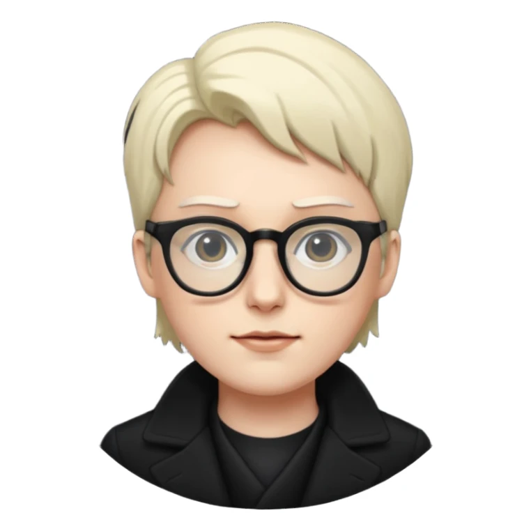 neo on glasses from matrix sticker