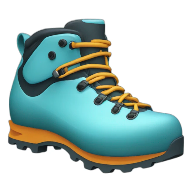 Ice climbing boots sticker
