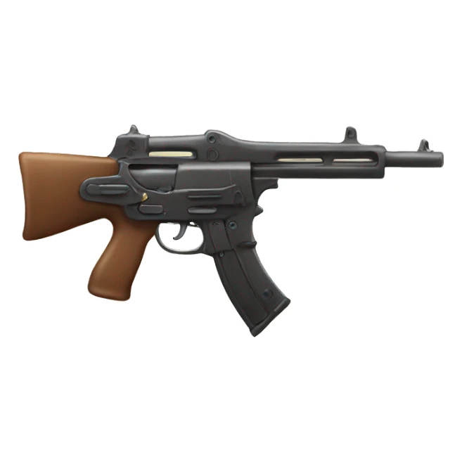 Gun with a bow  sticker