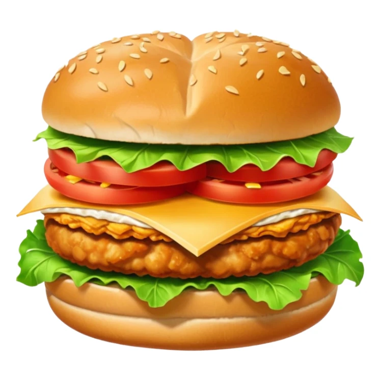 chicken sandwich sticker