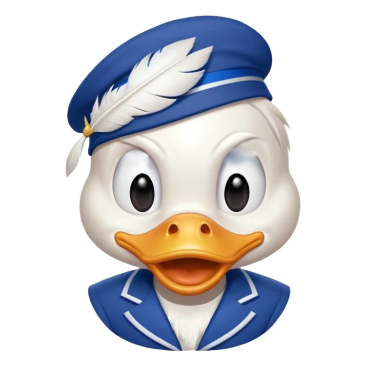 Donald the duck sticker