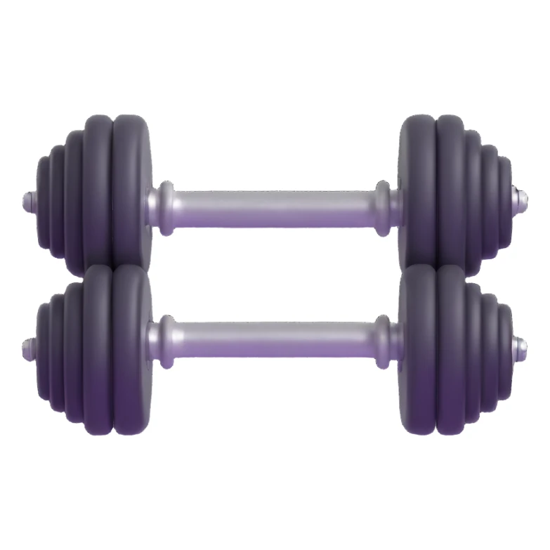metal gym dumbbell sticker