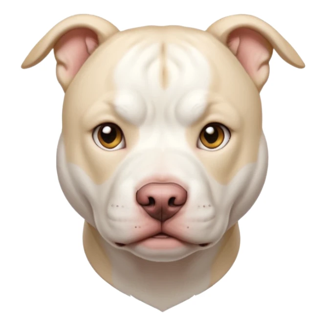 femail white pitbull sticker