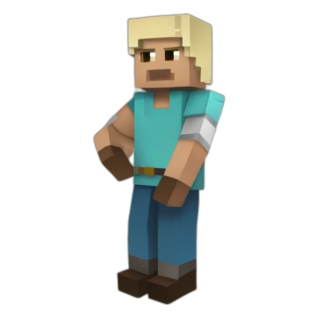 Steve minecraft sticker