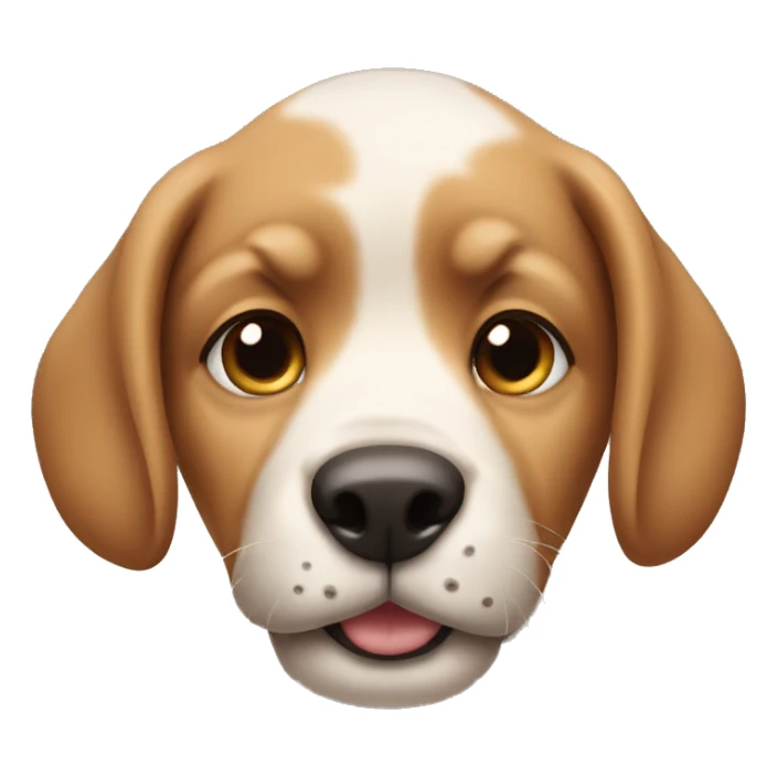 big earred puppy sticker