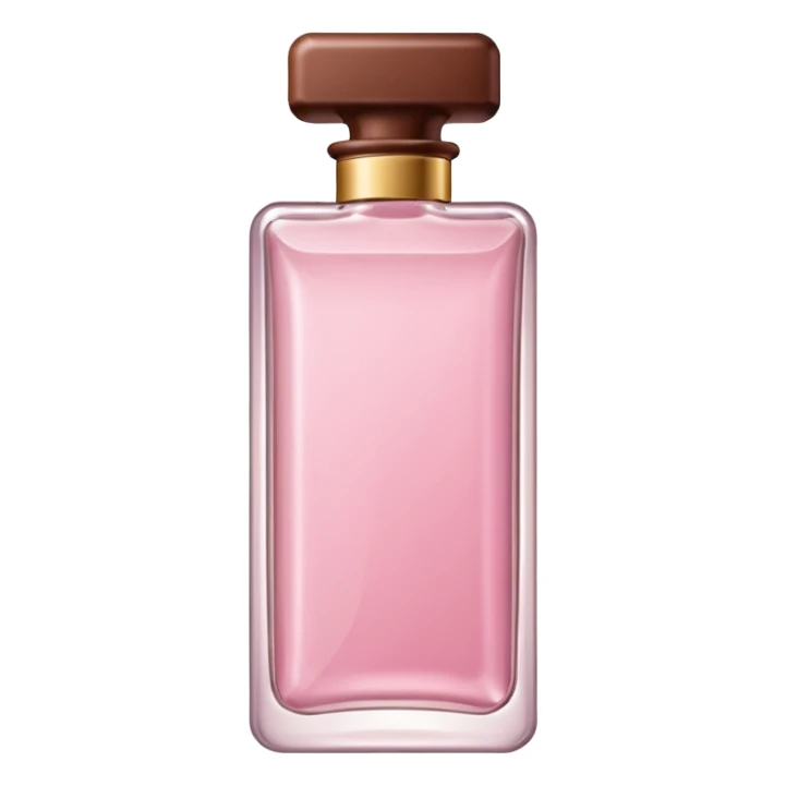 A light pink chocolate bar perfume bottle   sticker