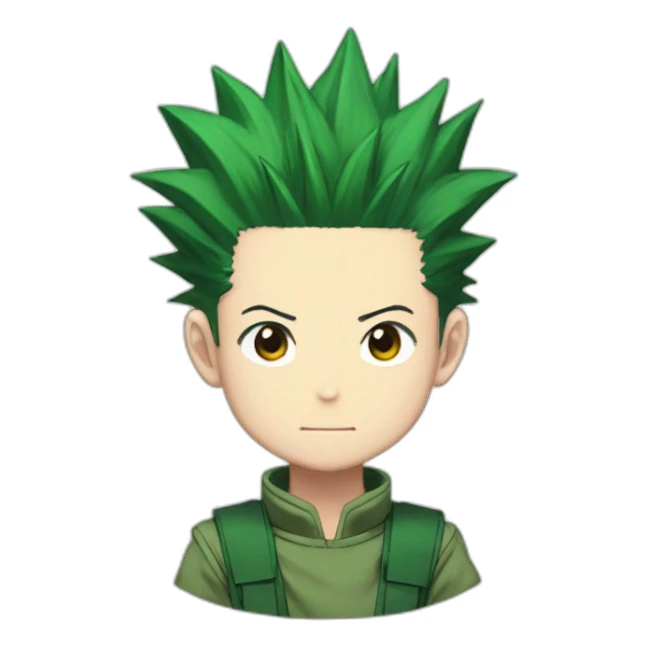 Gon from hunter x hunter sticker