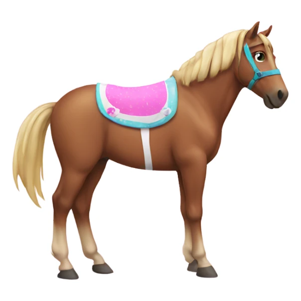 Horse wearing a bikini sticker