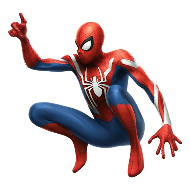 spider-man smoking  sticker