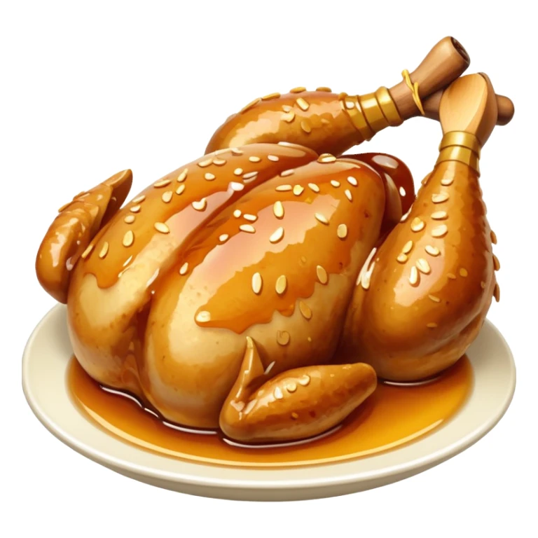 Honey garlic chicken sticker