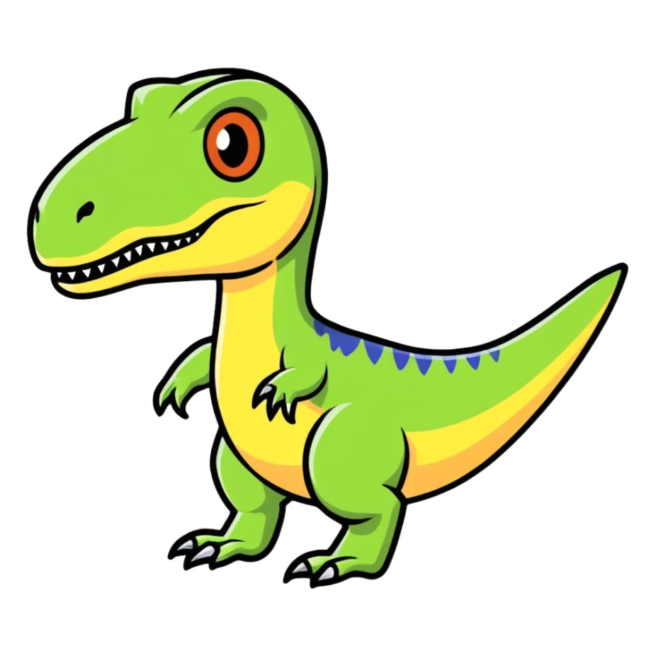 Velociraptor  sticker