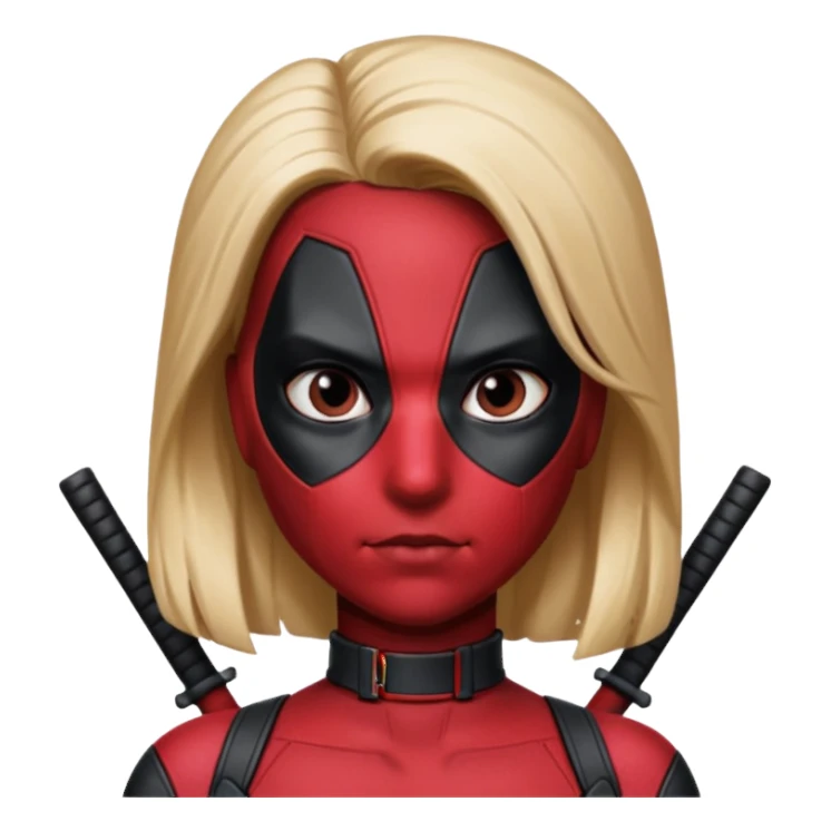 female deadpool from Deadpool & Wolverine movie sticker