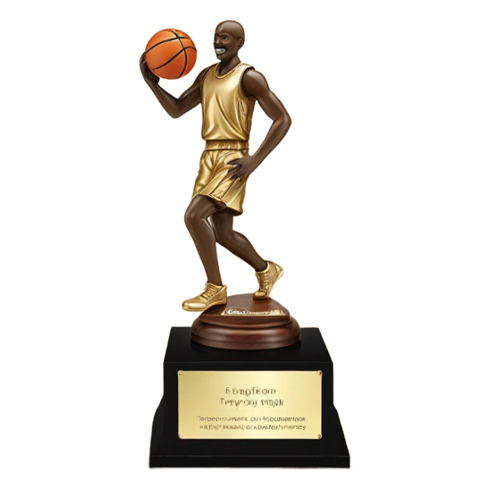 Basketball throphy sticker