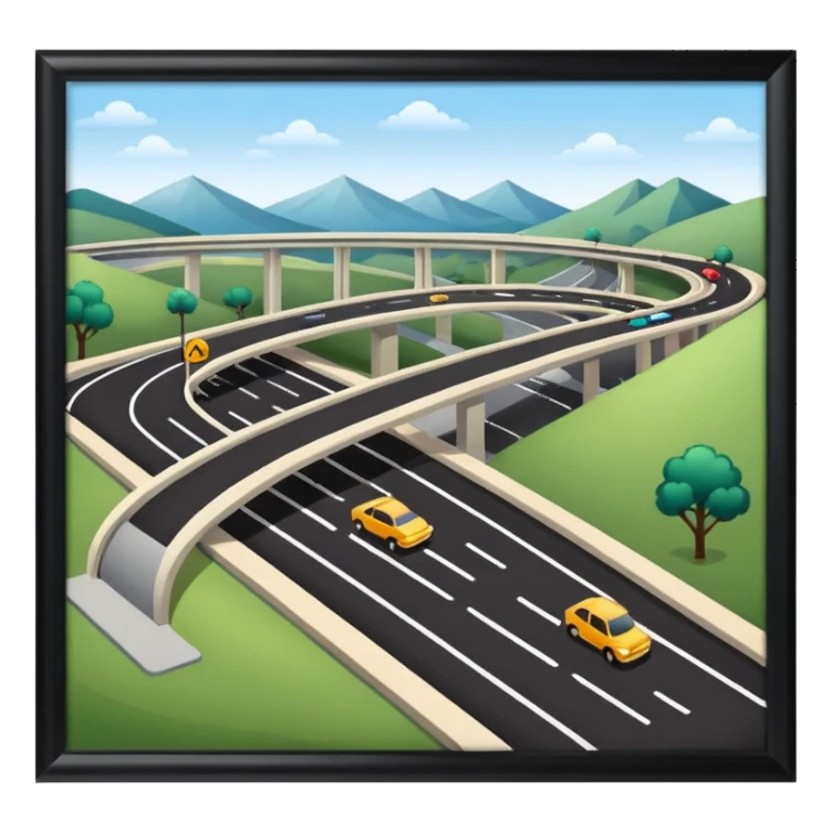 highway plaza sticker