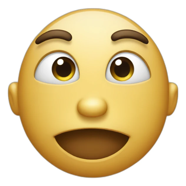 Suspocious Looking face sticker