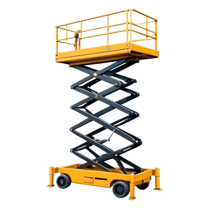 scissor lift sticker