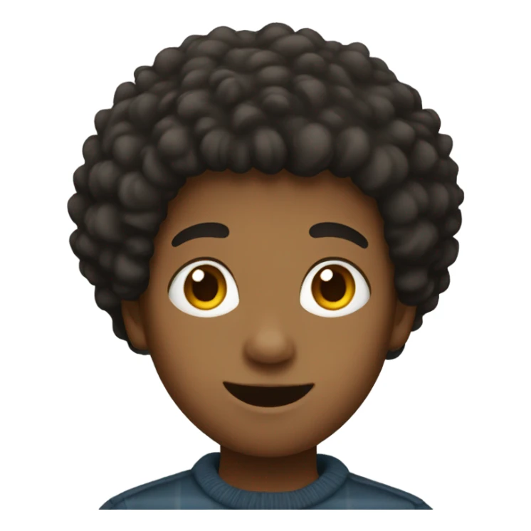 boy with short Afro  sticker