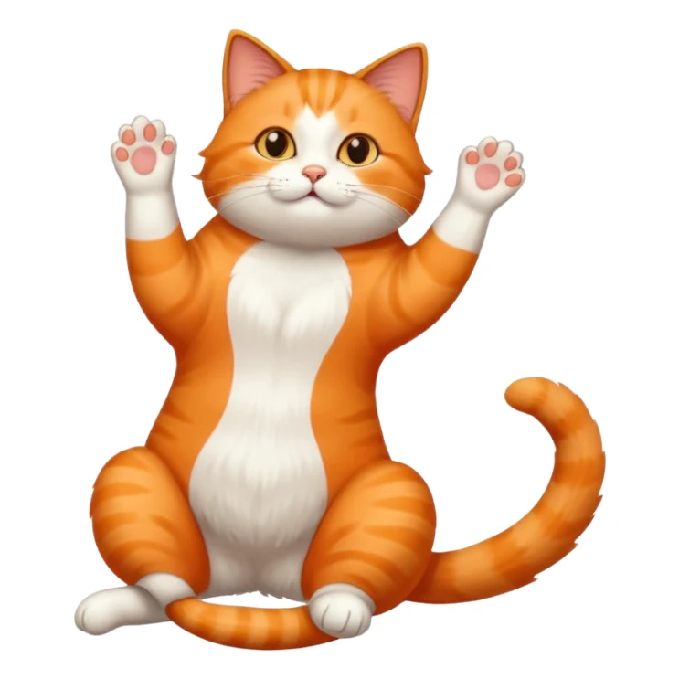 stretching cat  sticker