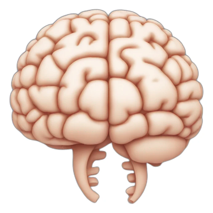A brain sticker