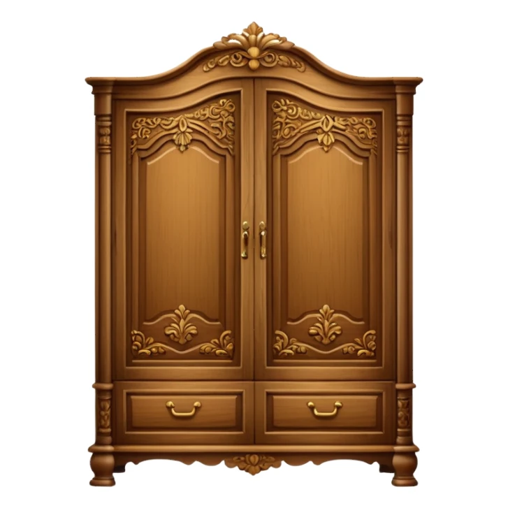 wooden wardrobe sticker