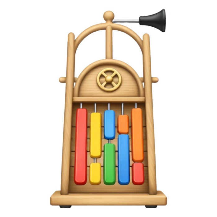 wooden glockenspiel sticker