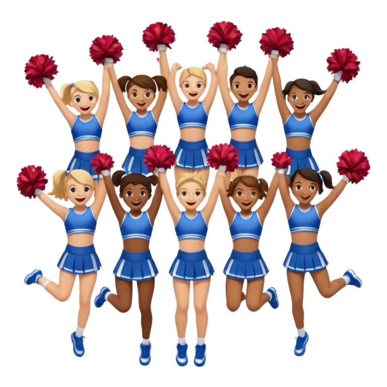Cheer squad sticker