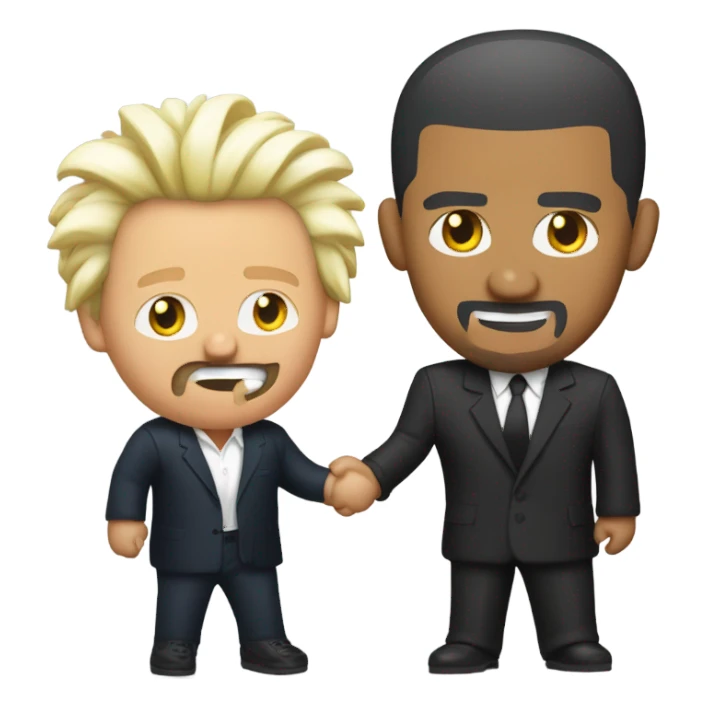 Obama dapping up guy fieri sticker