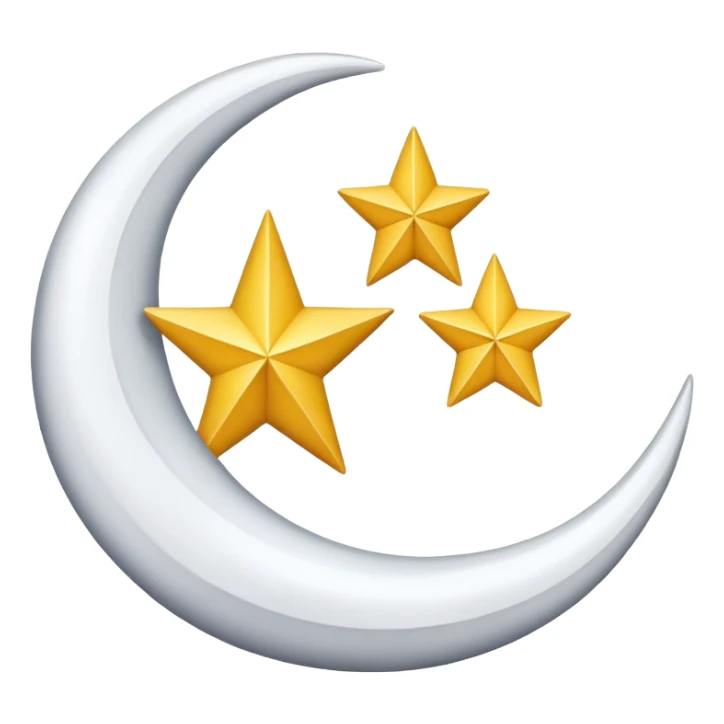 Symbole sobre lune et étoile algerie sticker