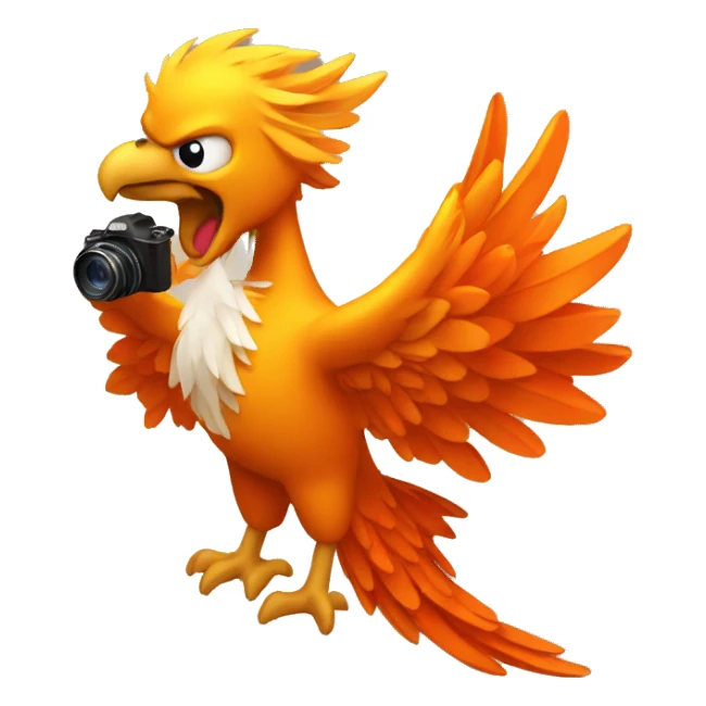 Phoenix taking a photo sticker