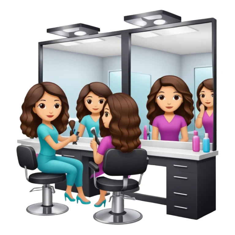 Hispanic hair salon sticker