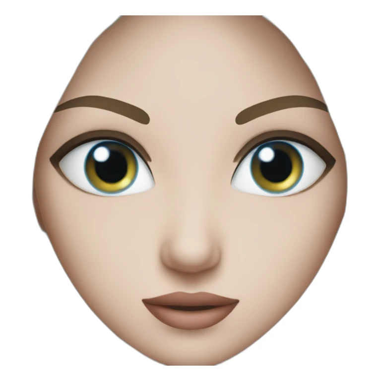 brun-aoux-yeux-bleus sticker