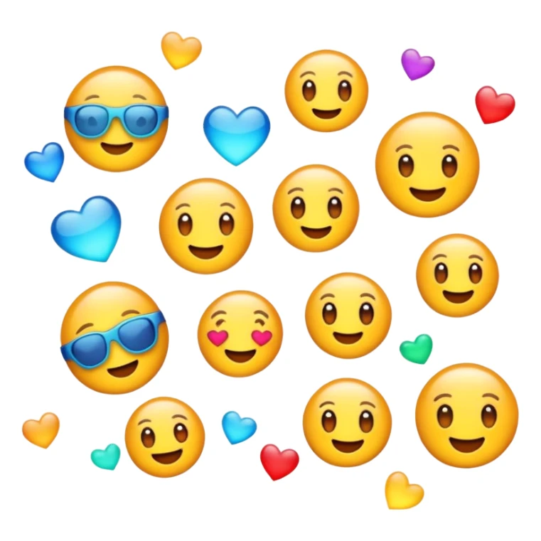 procure emoji em uma foto sticker