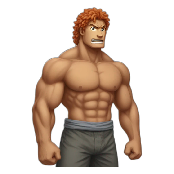 Baki hanma sticker