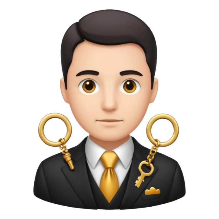 Official with Clusters of Keys Around Their Necks sticker