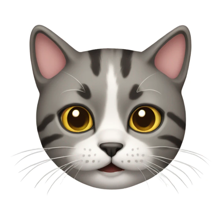 cat with a moustache  sticker