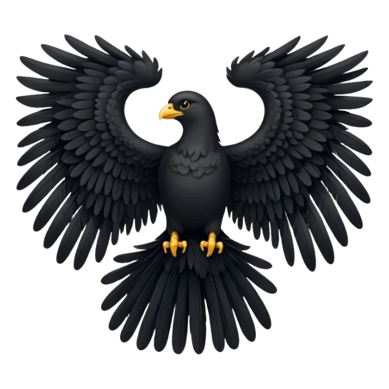 black wings sticker