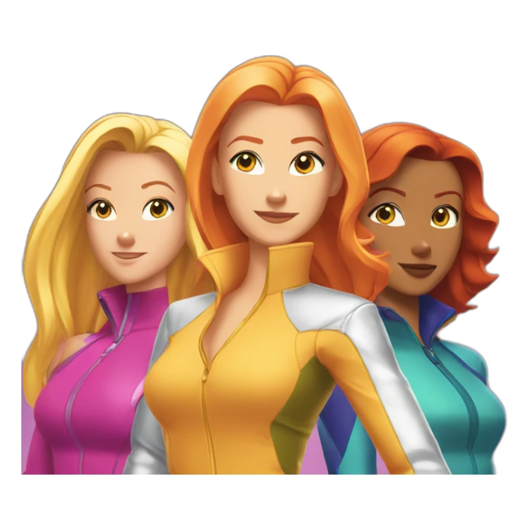 the 3 totally spies sticker