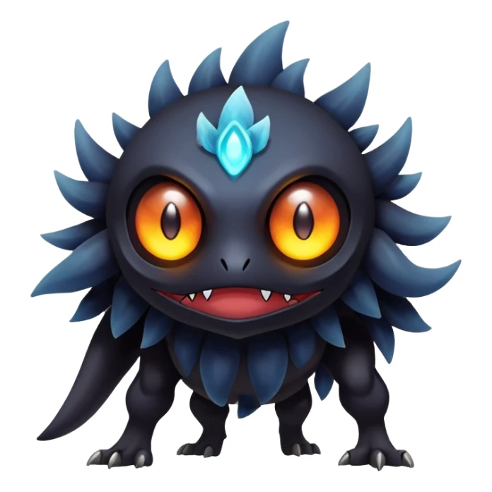 Elemental Dark type natural Pokémon-Fakémon-creature sticker