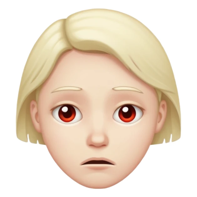 A maybe face with guilt  sticker