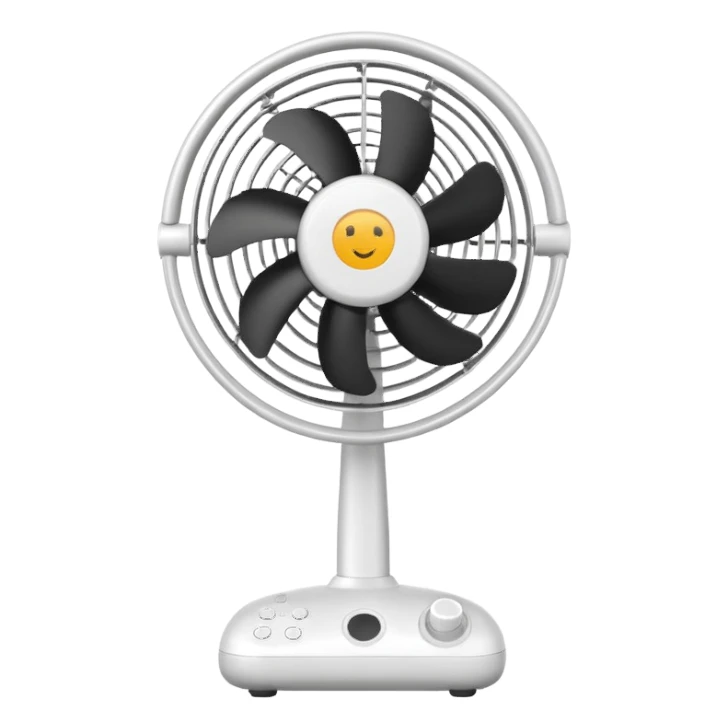 portable fan sticker
