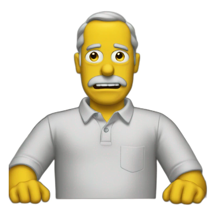 HOMER SIPSON sticker
