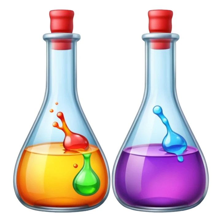 2 Bottles Chemicals for Cleaning sticker