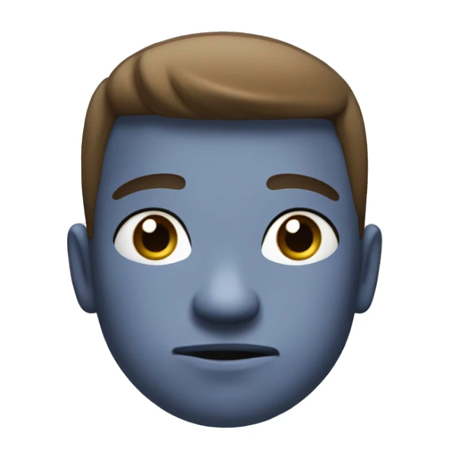 a pouty face ￼ sticker