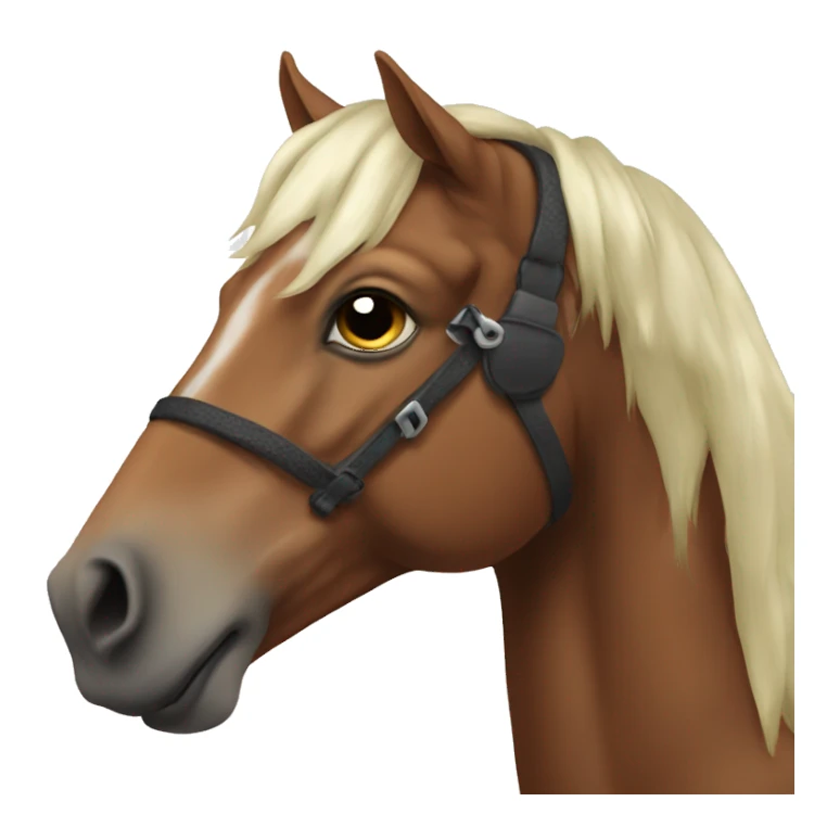The horse with human head sticker