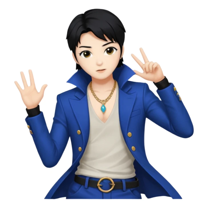 Rumi from k-pop demon hunters sticker