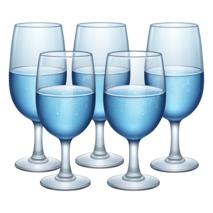 Half-Filled Glasses  sticker