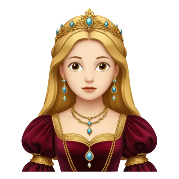 Renaissance lady  sticker