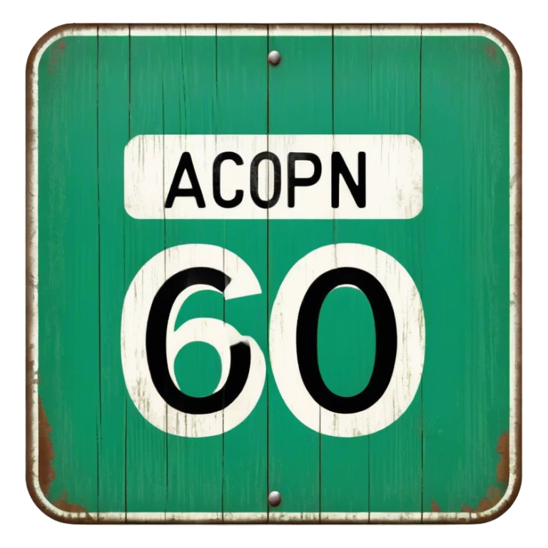69 highway sign sticker
