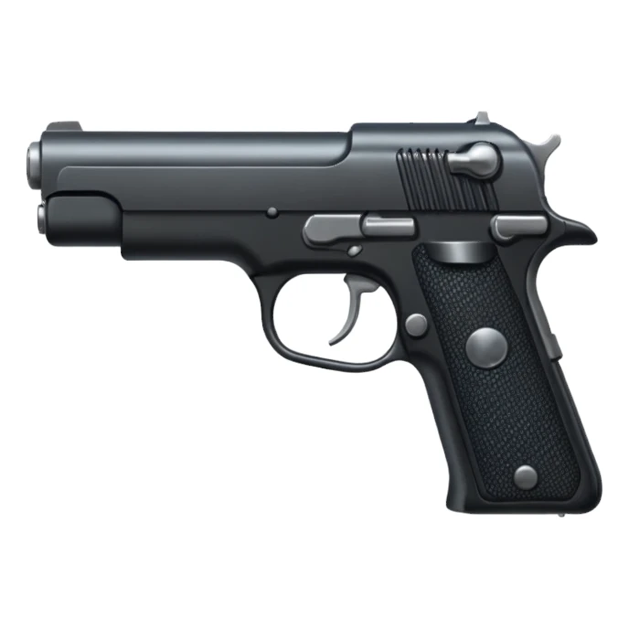 Pistol gun sticker