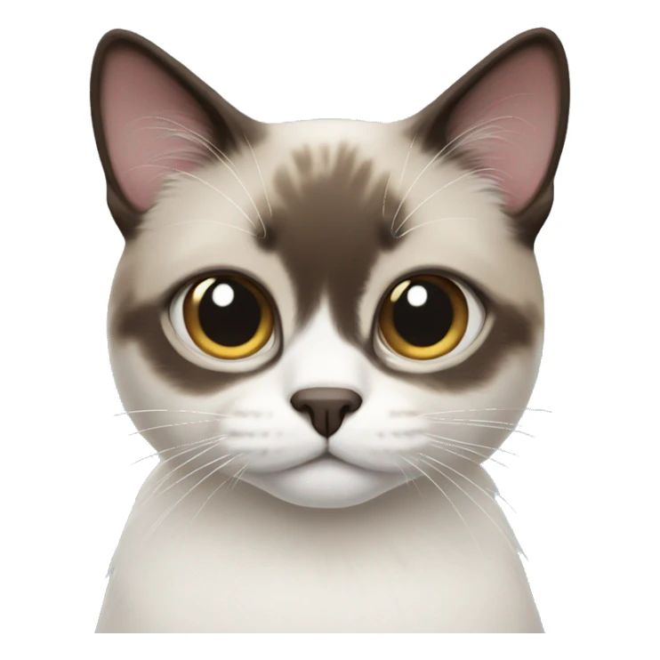 snowshoe cat sticker